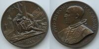 Vatikan Italien-Kirchenstaat Rom Roma Große Bronzemedaille - Papst Pius XII. 1939-1958 M#8775 - Zur Erinnerung an das Ende des Zweiten Weltkriegs -