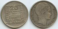 Frankreich 20 Francs Silber M#5752 - Laureate France -