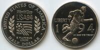 Vereinigten Staaten von Amerika Half Dollar (½ Dollar) G9459 - USA Fußball WM - World Cup Soccer 94 -