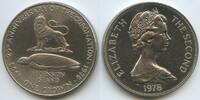 Tristan da Cunha One Crown K137 - 25th Anniversary of the Coronation of Queen Elizabeth II. -