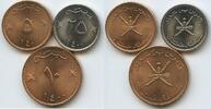 Oman 5, 10, 25 Baisas Lot 3 Stück K148 - Lot 3 Stück - Qaboos bin Said 1970-2020 -