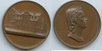 Bronzemedaille Original! 1840 Deutsches Reich Weimar M#8788 - Schillerhaus in Weimar Fast unzirkuiert