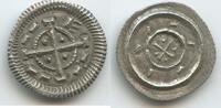 Ungarn Árpáden-Dynastie 1 Denar Silber nd. 1131-1141 H1100 - Bela II. 1131-1141 Hungary EF