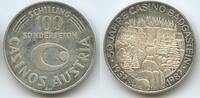 Österreich 2.Republik 100 Schilling Silber Casino Jeton GX1487 - 50 Jahre Casino Bad Gastein 1937-1987 - Casinos Austria -