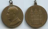 Salzburg Erzbistum Bronzemedaille 1945 G10816 - Fürsterzbischof Andreas - Wiederaufbau des Doms Salzburg RAR Vorzüglich - Unzirkuliert