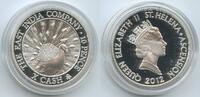 Saint Helena, Ascension & Tristan da Cunha 10 Pence Silber (1/2 Oz, 1/2 Unze) GS434 - The East India Company Peacock - Queen Elizabeth II. 1952-2022 -