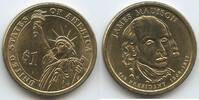 Vereinigten Staaten von Amerika 1 Dollar G16101 - James Madison - Presidential $1 Coin Program USA -
