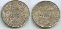 Österreich 1.Republik 1 Schilling Silber H0218 - Parlament Austria 1.Republic -