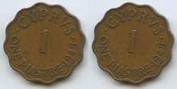 Zypern 1 Piastre G10043 - George VI. British Colony Cyprus -