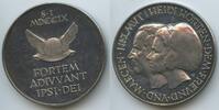Deutschland Große Silber Verdienstmedaille GY198 - Helmut und Heidi Horten - RAR -