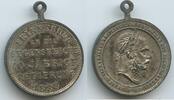 Österreich Kaiserreich Zinkmedaille tragbar 1888 M#7821 - Auf das 40jährigen Regierungsjubiläum Kaiser Franz Josef I. 1848-1898 VF-EF