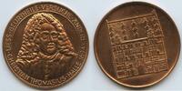 Deutschland Halle an der Saale Große Bronzemedaille GN1332 - Christian Thomasius Halle 1694 Jurist, Philosoph -