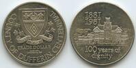 Kanada Ontario Canada Centennial Trade Dollar G10686 - County of Dufferin - 100 years of dignity 1881-1981 -