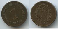 Deutsches Reich Kaiserreich 1 Pfennig G10501 - Wilhelm I. 1871-1888 Germany Empire -