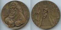 Frankreich - Russland UdSSR Sowjetunion CCCP Große Bronzemedaille GN1367 - 350. Geburtstag von Jean-Baptiste Molière französischer Schauspieler -