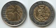 Peru Republic 5 Soles G2617 - Nazca Lines Condor -