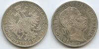 Österreich Kaiserreich Wien 1 Florin (Fl, Gulden) Silber M#8299 - Kaiser Franz Joseph. 1848-1916 Austria -
