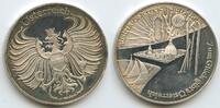 Silbermedaille nd Österreich M#5658 - Zum Glück gibt s Österreich - Austria-Österreich-Autriche Polierte Platte, Patina