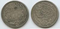 Ägypten 5 Piastres Silber H0576 - Britisches Protectorat Hussein Kamil Egypt -