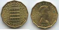 Großbritannien Great Britain United Kingdom Three Pence (3 Pence) G2160 - Elisabeth II. 1952-2022 -