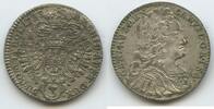RDR Österreich Hall in Tirol 3 Kreuzer Silber M#8343 - Karl VI. 1711-1740 -