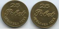 Dänemark 25 Øre Token Jeton Wertmarke M#7535 - Indloses Ikke - Polet Denmark -