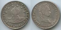 Bolivien Potosi 8 Soles Silber H0970 - Simon Bolivar Republic Bolivia -