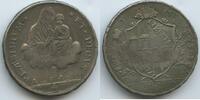 Scudi zu 10 Paoli Silber 1797 Italien Bologna M#8255 - Republic of Bologna Italian states - Revolutionary coinage Italy Sehr schön