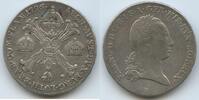 RDR Österreichische Niederlande Habsburg 1 Kronentaler Silber M#8774 - Franz II. 1792-1797 Austria Austrian Netherlands -