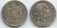 Montenegro Königreich 1 Perper Silber H0597 - Nikolaus I. 1860-1918 Nicholas I. -