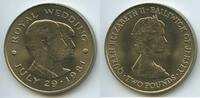 Jersey Two Pounds GS1325 - Wedding Prince Charles & Lady Diana Spencer - Queen Elizabeth II. -