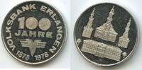 Deutschland Bundesrepublik Bayern Medaille GY1078 - 100 Jahre Volksbank Erlangen 1878-1978 EF