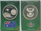 Südafrika Medaille versilbert GN1193 Südafrika Fussball WM Weltmeisterschaft - Australien Sydney -