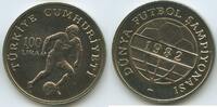 Türkei 100 Lira G0400 - Fußball-Weltmeisterschaft 1982 Madrid Spanien World Championship Soccer -