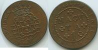 Angola Portugisisch 1 Macuta GS729 - RAR João 1799-1816 Portuguese Colony -