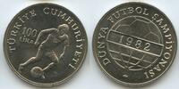 Türkei 100 Lira G0404 - Fußball-Weltmeisterschaft 1982 Madrid Spanien World Championship Soccer -