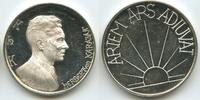 Österreich Silbermedaille GX1107 - Herbert von Karajan K h K. (Künstler helfen Künstler) Ariem Ars Adiuvat -