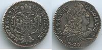 Italien Mantua Italian States 1 Lira Silber G1933 - SEHR RAR Carlo VI. Mantova Italy -