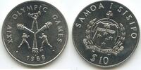 Samoa 10 Tala Silber G0430 - Summer Olympics Seoul South-Korea -