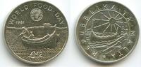Malta 2 Pounds Silber H0144 - Fishing Boat World Food Day FAO -