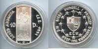 Andorra 10 Diners Silber G0467 - ECU Peter III. of Catalonia & Aragon - Joan Martí i Alanis -