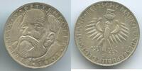 Deutschland Bundesrepublik 5 Mark Silber S0231 - 150th Anniversary of the birth of Max von Pettenkofer 1818-1901 BRD -