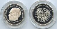 Deutschland Bundesrepublik Silbermedaillle GY080 - Konrad Adenauer Bundeskanzler 1949-1963 Deutschland -