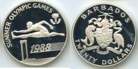 Barbados 20 Dollars G0357 - Sommer Olympiade 1988 Seoul Hürdenläufer -