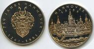 Deutschland Bundesrepublik Medaille GY195 - 750 Jahre Stadt Hannover - Stadtansicht 1586 -