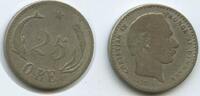 Dänemark 25 Öre G4866 - SEHR RAR Christian IX. 1863-1906 Silber -