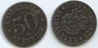 Deutsches Reich Kaiserreich 50 Pfennig Notgeld T009 - Stadt Heidelberg Kriegsgeld Germany -