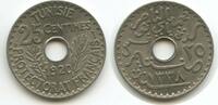 Tunesien Französisches Protektorat 25 Centimes G0126 - Muhammad al-Nasir Bey 1906-1922 Tunisia -