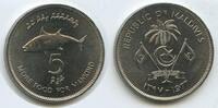 Malediven 5 Rufiyaa G0259 - Bonito Fisch FAO - Food for Mankind Maldive Island -