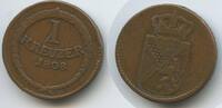 Baden-Durlach 1 Kreuzer G6816 - RAR Hebel Johannes Peter 1760-1826 -